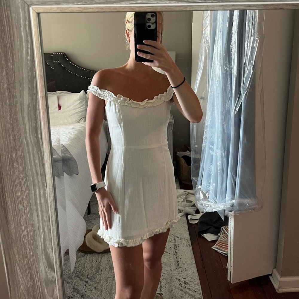 Impeccable Pig White Mini Dress